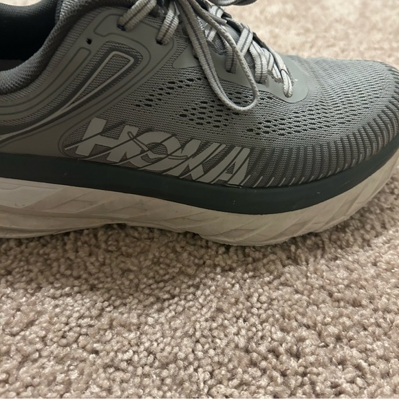 Hoka One One Bondi 7 X-Wide Gray Men’s Size 9 - Picture 12 of 16